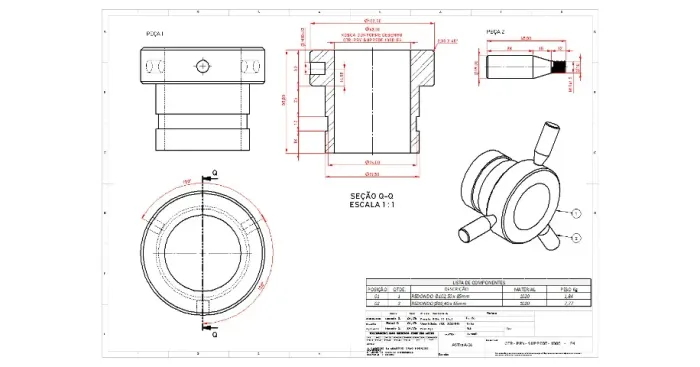 Projetos 3D de Peças