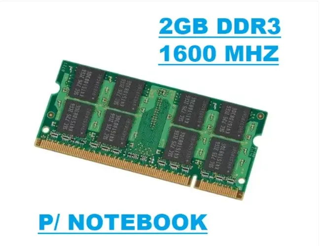 Memoria Ddr3 2gb 1600 Mhz P/ Notebook