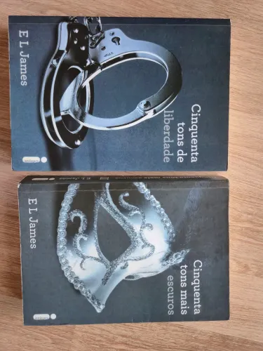 Livro Cinquenta tons de liberdade e Cinquenta tons mais escuro!
