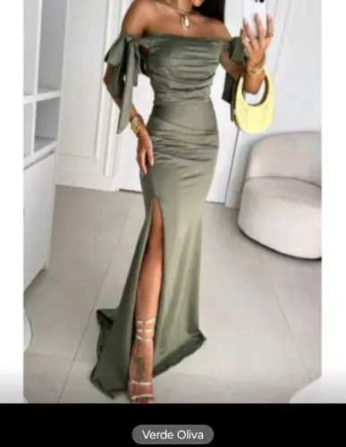 Vendo Vestido Verde Oliva