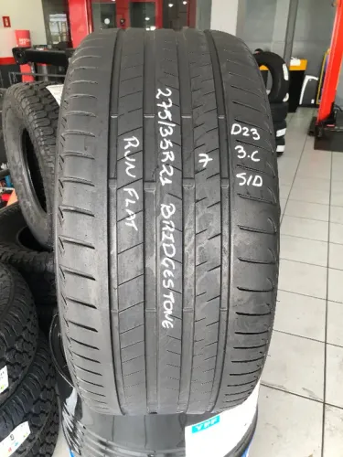Pneu 275/35r21 Bridgestone Alenza 001 103y Run Flat (bmw)*7 (Usado)