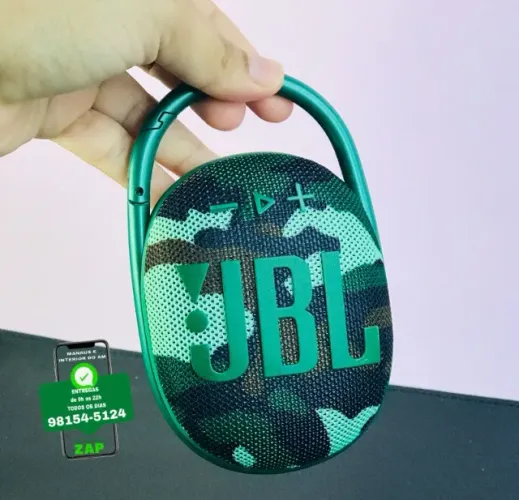 Caixinha Bluetooth Da JBL - Clip 4 / Entrega Imediata