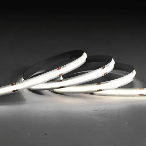 FITA COB LED 8MM 5M 8W/M 280LEDS/M IP20 IRC90 C/ ACESSORIOS 4000K AUTOVOLT