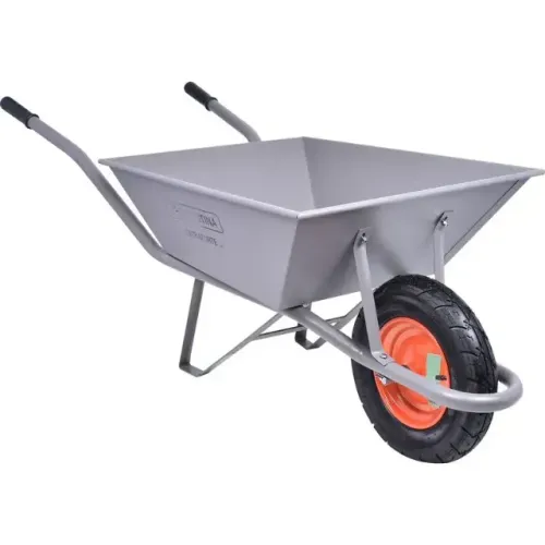 Carrinho de Mão com Caçamba Metálica Cinza 65L Tramontina
