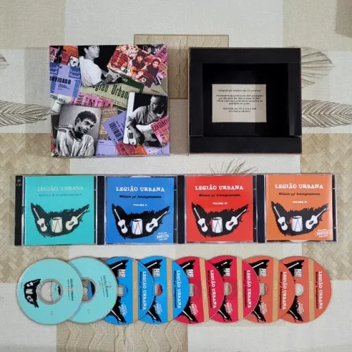 Legião Urbana | Músicas p/Acampamentos | Fanbox c/8 CDs + Embalagem Cartonada