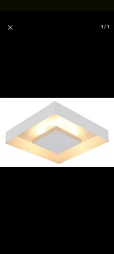 Luminária plafon de embutir 50x50