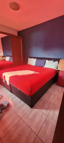 Cama Box Casal Vermelha