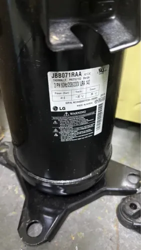 COMPRESSOR ROTATIVO JBB071RAB AR CONDICIONADO LG - TBZ37996401