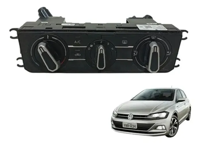 Comando Do Ar Condicionado Vw Polo 1.0 Tsi 2018 2020