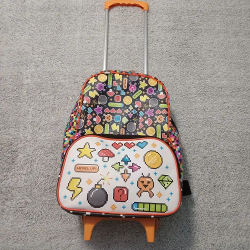 Mochila escolar com rodinhas (NOVA)