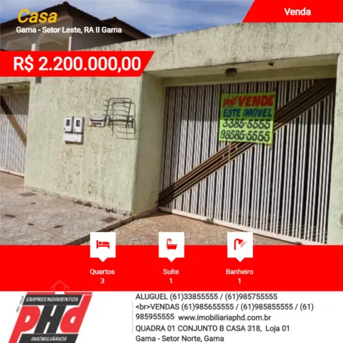Vende se casa Quadra 43 Setor Leste