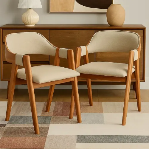 CADEIRAS EM MADEIRA MACIÇA SUPER ELEGÂNCIA E CONFORTO SURPREENDA-SE!! 72TT6