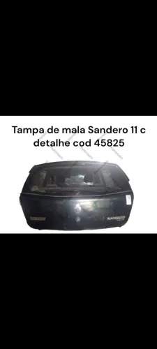 Tampa de mala Sandero 11 c detalhe