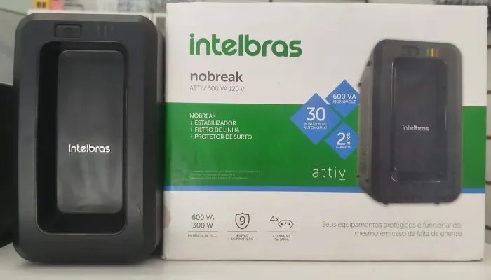 Nobreak Intelbras Attiv 600VA 300W - Novo