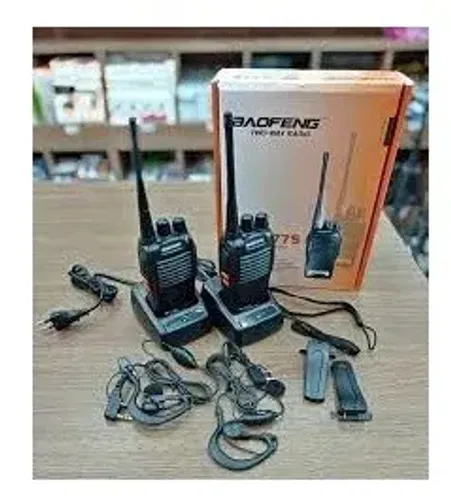 Par Radio Comunicador Walkie Talkie Original Baofeng Bivolt