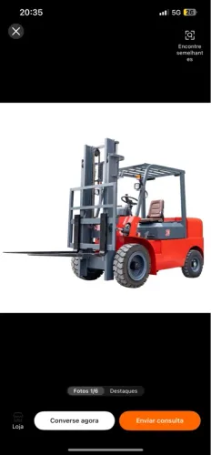 Empilhadeira para 1,5 T , torre de 5 metros diesel