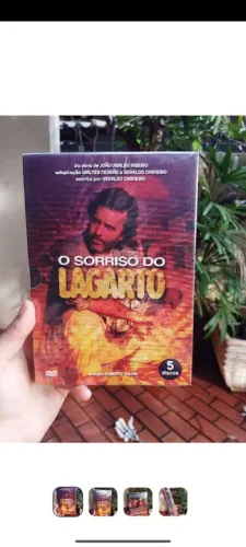 DVD O Sorriso do Lagarto - 5 Discos lacrado