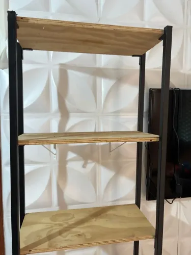 Estante em ferro com 6 prateleiras 