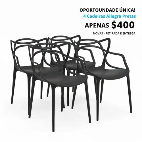 Kit 4 cadeiras