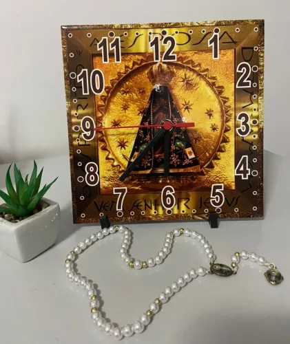 Relogio azulejo personalizado