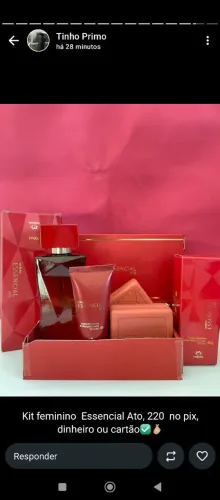 Perfume natura e o Boticário