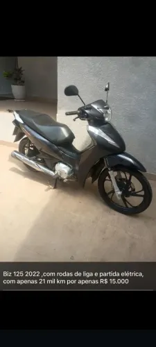 Vendo ou troco por 160 e Fz25 , biz 125 2020 com apenas 22mil km