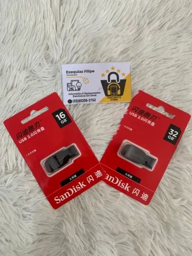 Pendrive Sandisk Novo Lacrado Imperdível