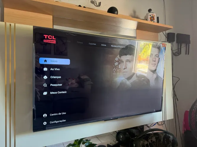 TV TCL 55 POLEGADAS POUCO TEMPO DE USO
