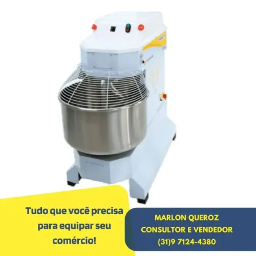 Amassadeira 25KG Espiral Venâncio trifásica 220v Nova