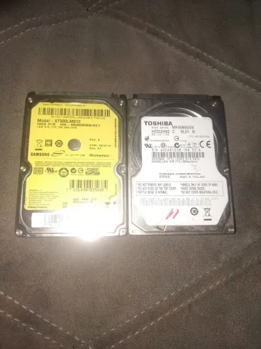 HD 500GB Samsung e Toshiba
