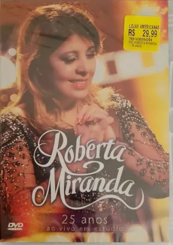 DVD Roberta Miranda - 25 Anos Ao Vivo Em Estúdio