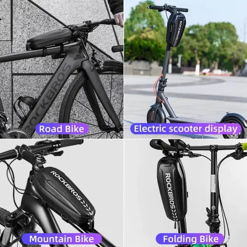 Bag Case Bike Quadro Bolsa Guidão Bicicleta Patinete Scooter Rockbros De 3 L
