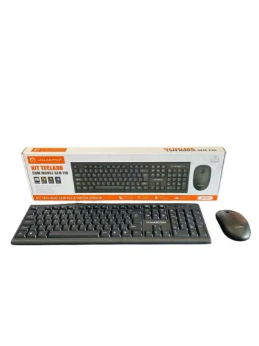 Kit Teclado e Mouse Sem Fio - Prova d'Água
