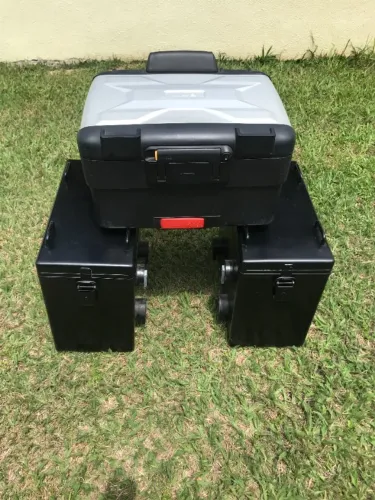 Conjunto Baú Top Case Motorrad Tras. Bmw Lateral Touratech