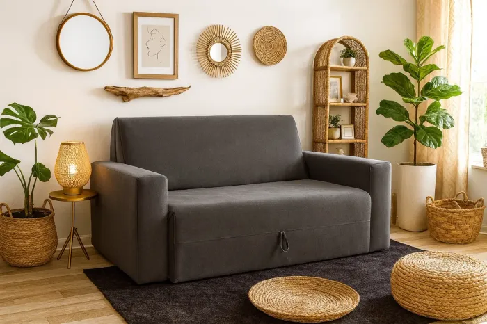 Sofá Cama Cinza NOVO PRONTA ENTREGA