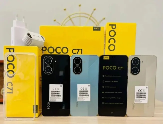 POCO C71 - Novo - Smartphone - Câmera Dupla - Tela 6.71''