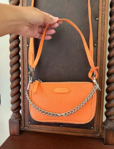 Bolsa laranja Schutz - NUNCA USADA