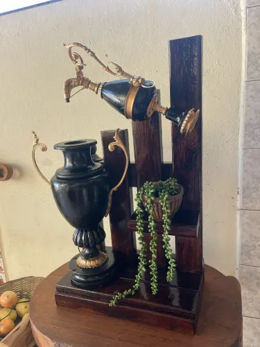Fonte de água artesanal 
