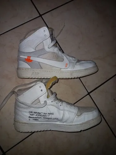 Tênis Off-White x Air Jordan 1 tamanho 38 usado