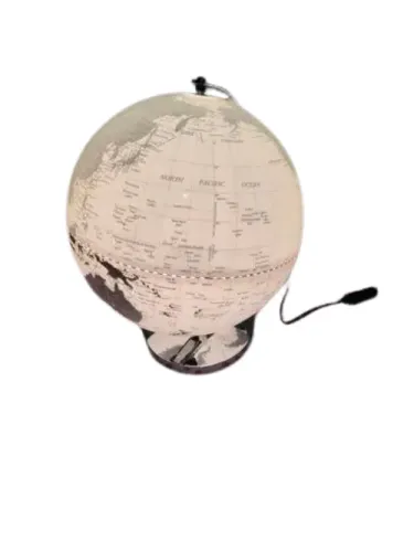 Luminaria Globo Imaginarium Cor Cinza 32cm X 26cm X 26