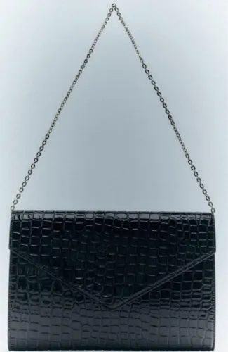 Bolsa Maxi Croco Zara