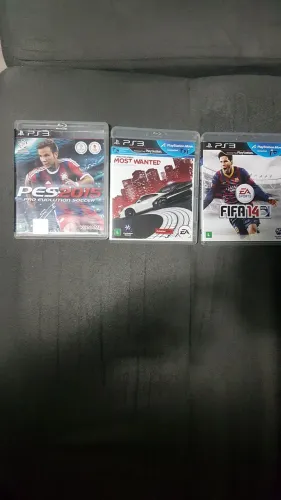 Jogos de PS3 - PES 2015, FIFA 14 e Need for Speed Most Wanted