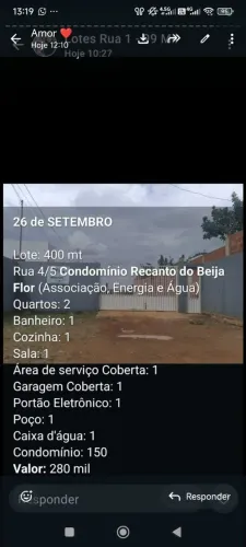 Vendo Casa na 26 de Setembro - Rua 04/05