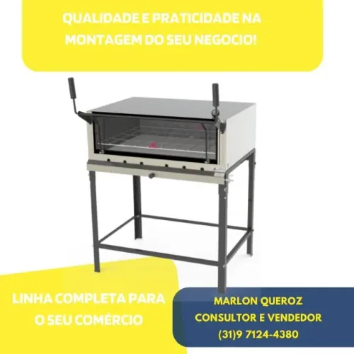 Forno Progas 90x90CM Refratário Novo