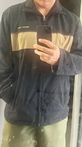 jaqueta masculina esprit impermeável 