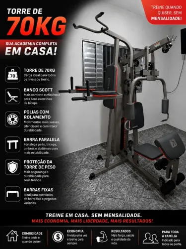 Estação de Musculação completa