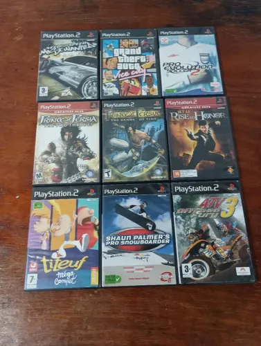 Lote jogos PS2 originais