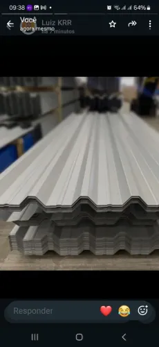 Telha Galvalume direto de fábrica
