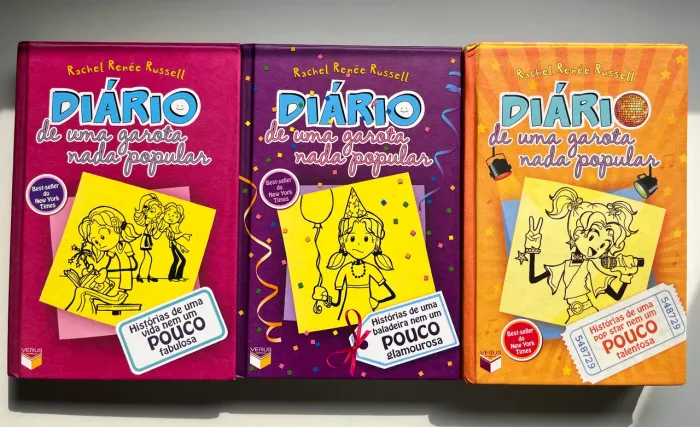 3 livros infanto-juvenil Diario de uma garota nada popular
