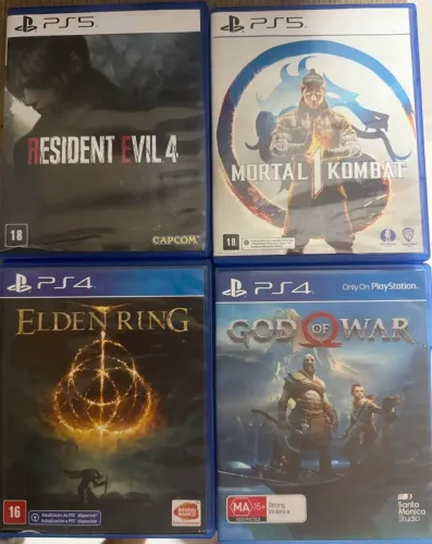 Jogos ps5 e ps4 preço diferente por unidade